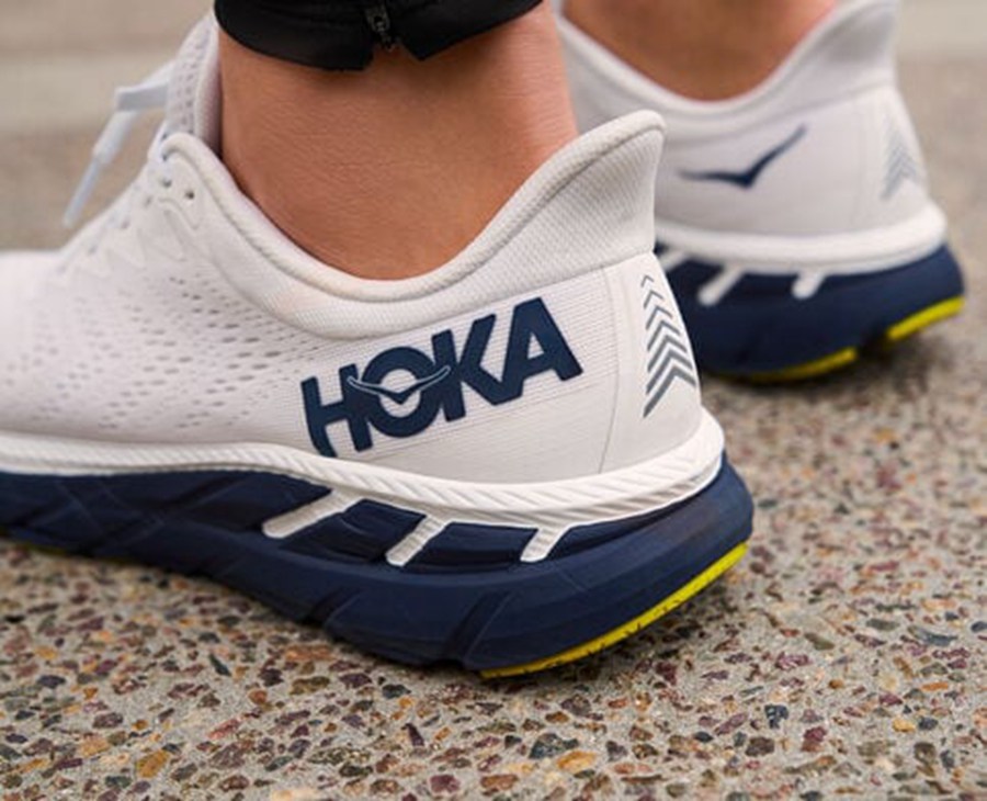 Tenis Hoka One One Hombre Blancos/Negros - Clifton 7 - INQR27841